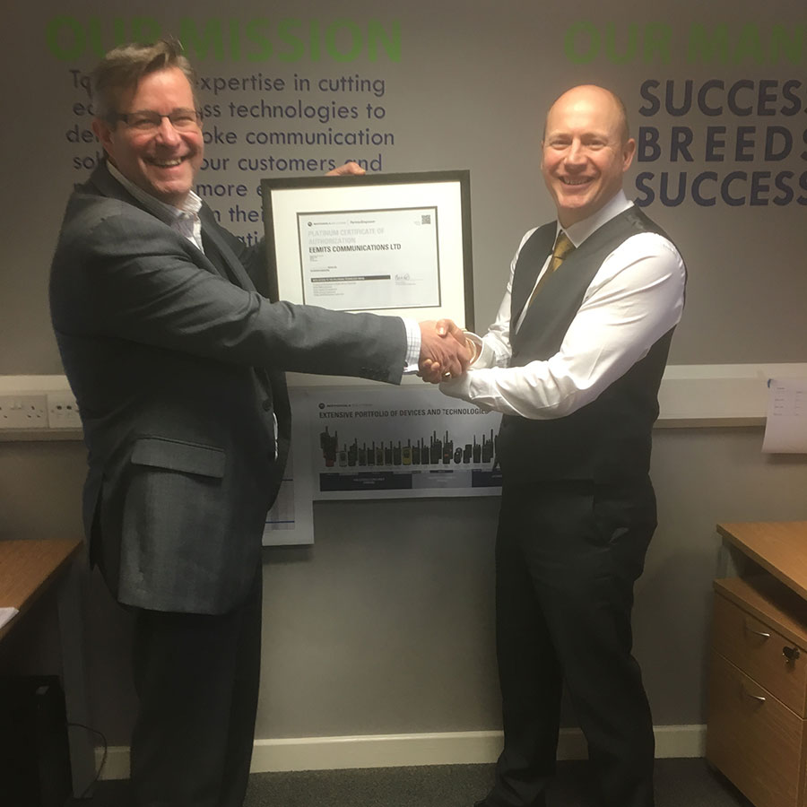 Eemits Achieves Motorola Solutions Platinum Certification